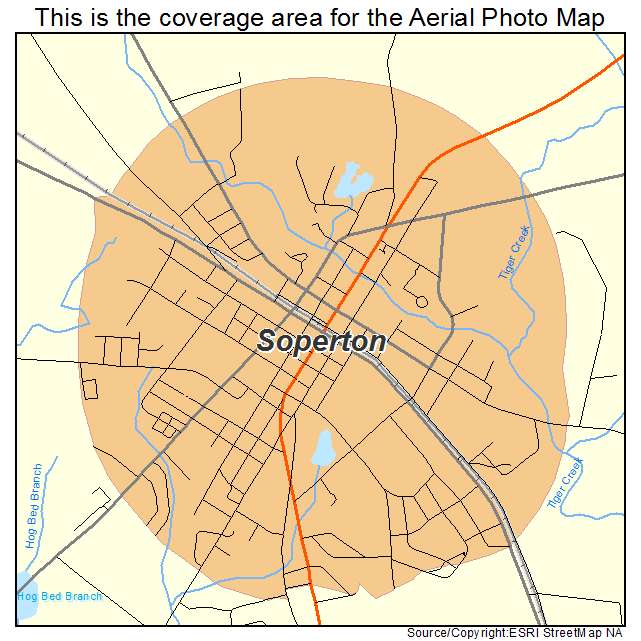 Soperton, GA location map 