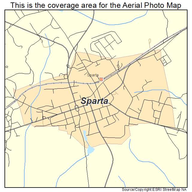 Sparta, GA location map 