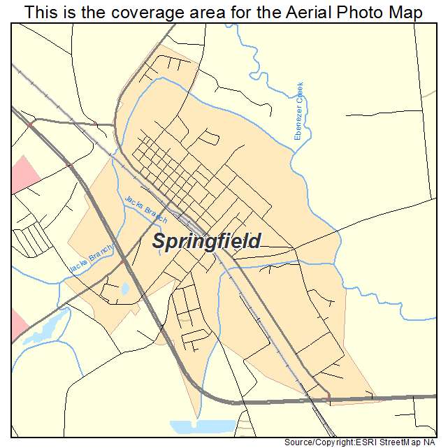 Springfield, GA location map 