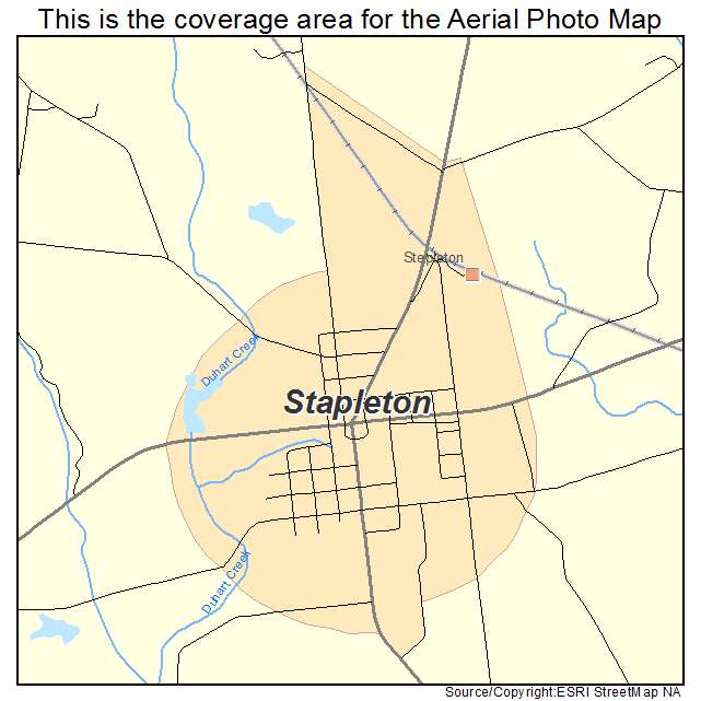 Stapleton, GA location map 