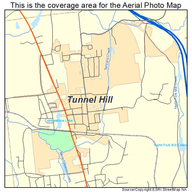 Tunnel Hill, GA location map 
