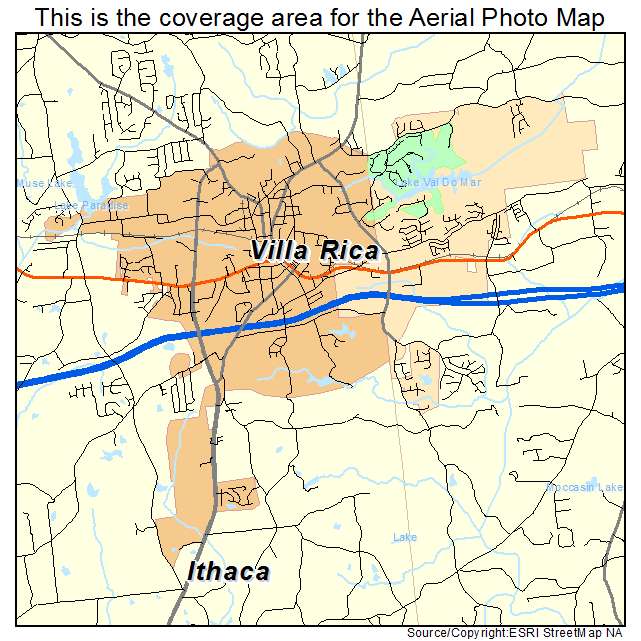 Aerial Photography Map Of Villa Rica GA Georgia Aerial Photography Map Of Villa Rica GA Georgia