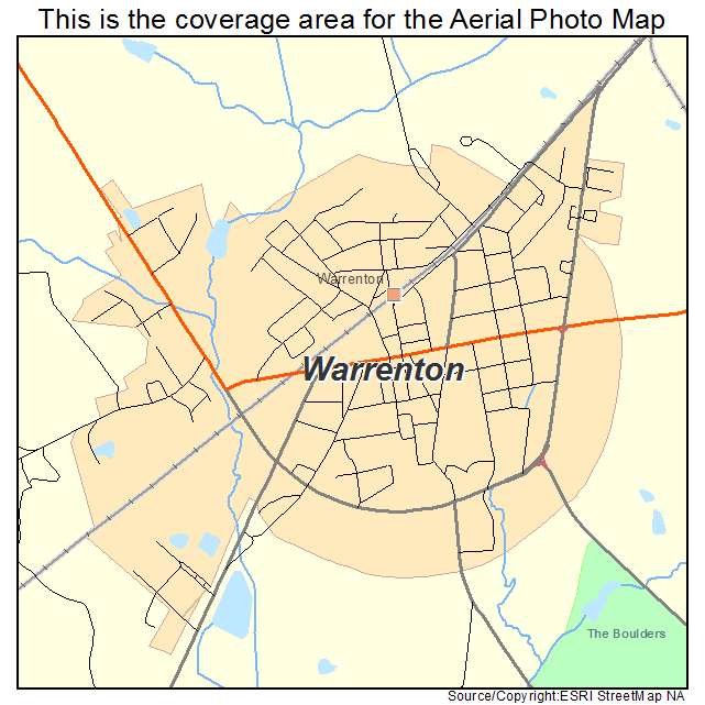 Warrenton, GA location map 