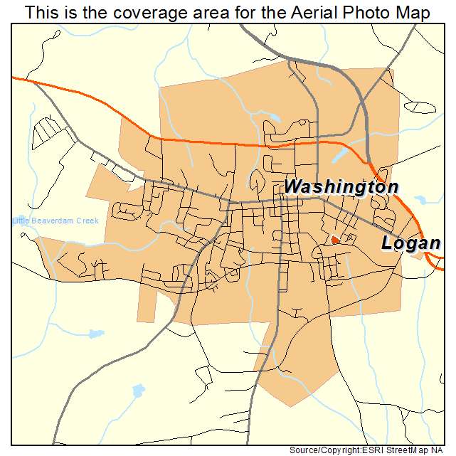 Washington, GA location map 