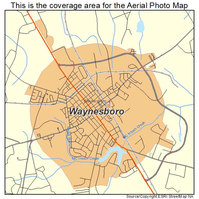 Waynesboro, GA location map 