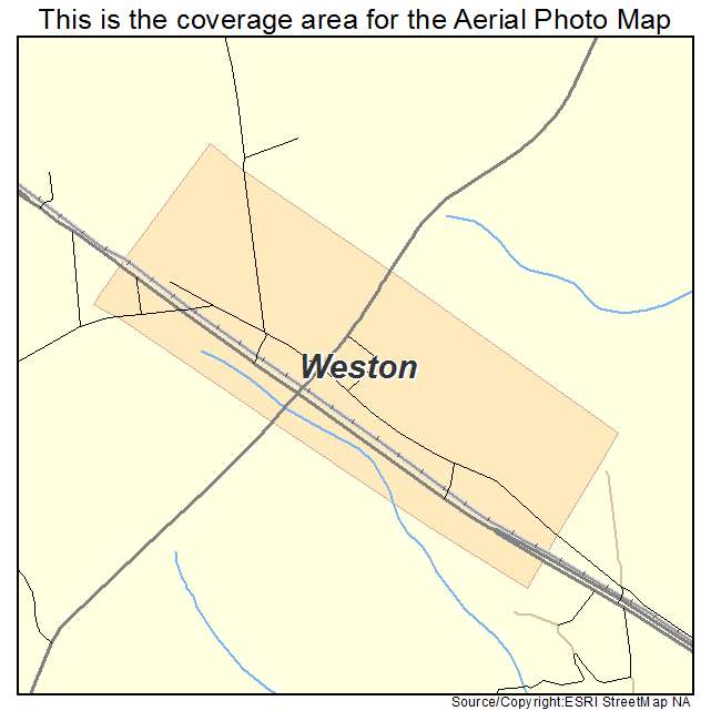 Weston, GA location map 