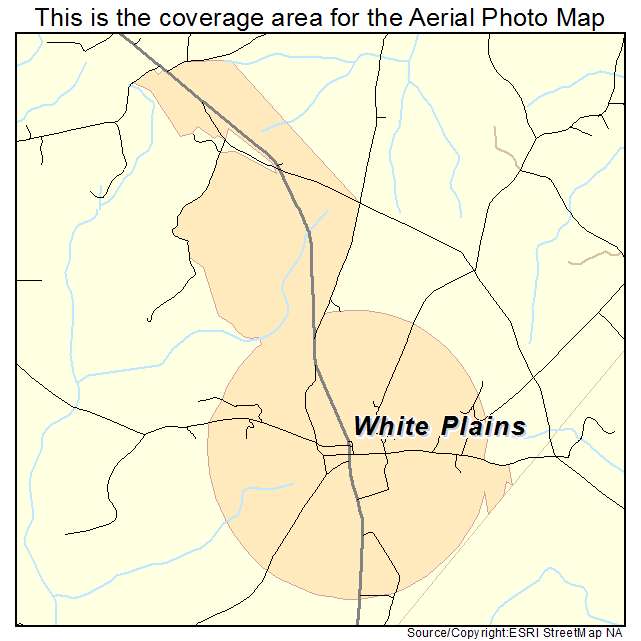 White Plains, GA location map 