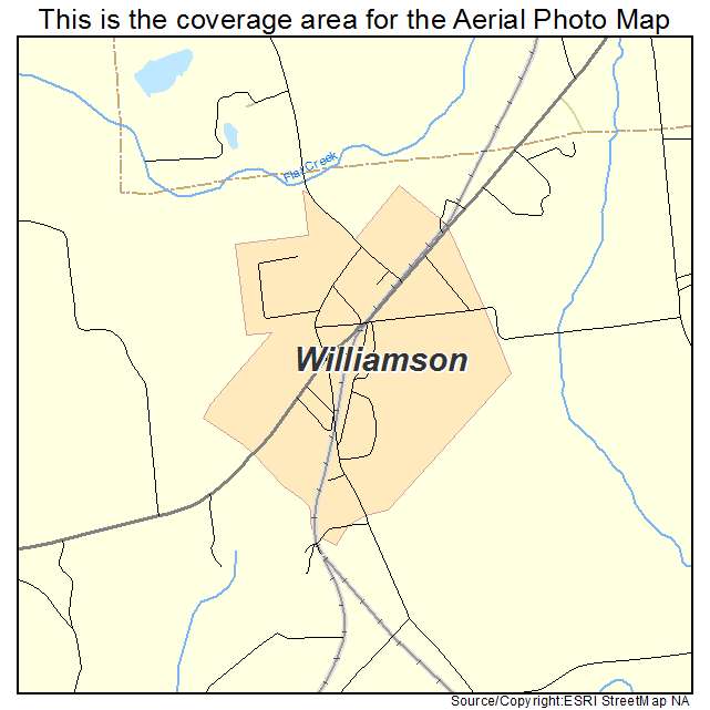 Williamson, GA location map 