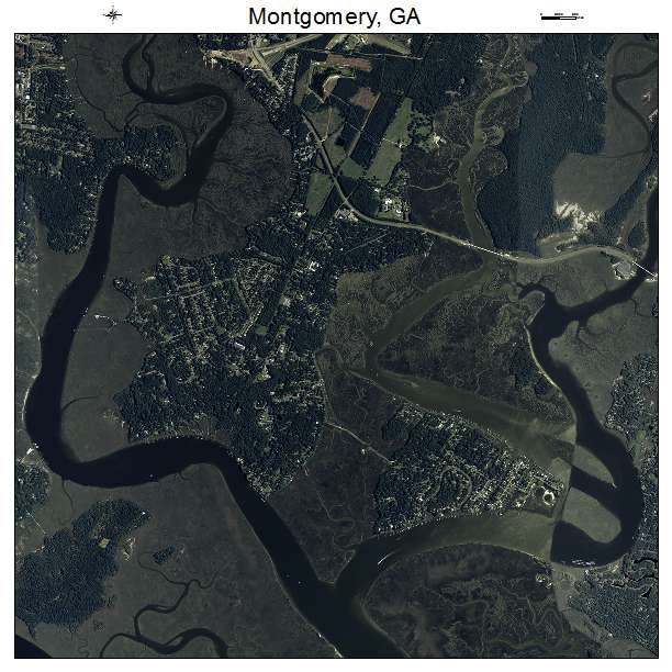 Montgomery, GA air photo map