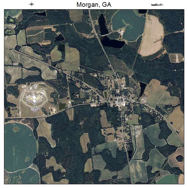 Morgan, GA air photo map