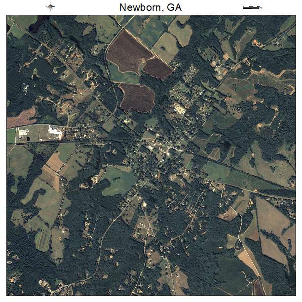 Newborn, GA air photo map