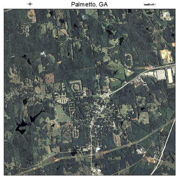 Palmetto, GA air photo map