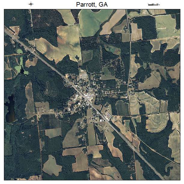 Parrott, GA air photo map