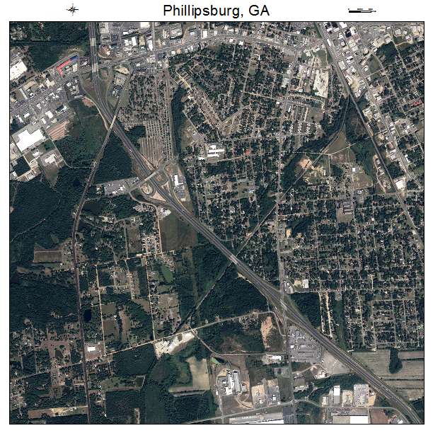 Phillipsburg, GA air photo map