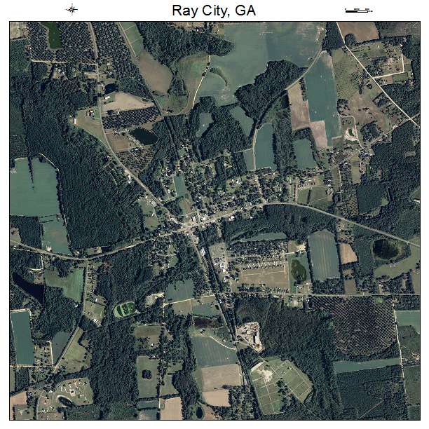 Ray City, GA air photo map