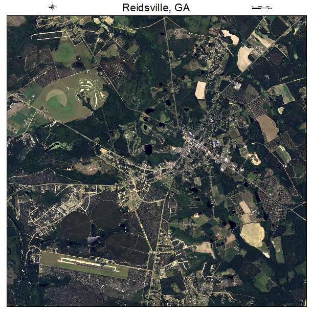 Reidsville, GA air photo map