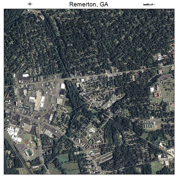 Remerton, GA air photo map
