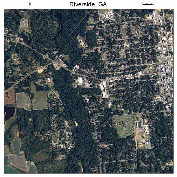 Riverside, GA air photo map