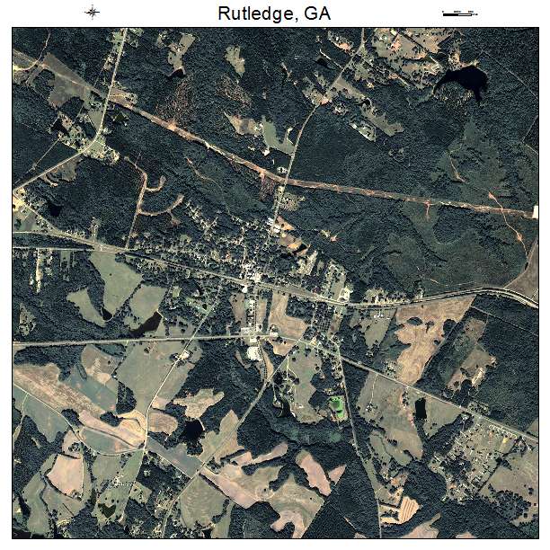 Rutledge, GA air photo map