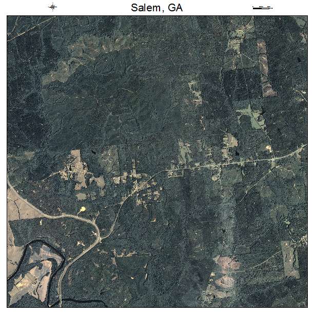 Salem, GA air photo map