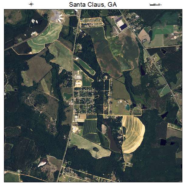 Santa Claus, GA air photo map