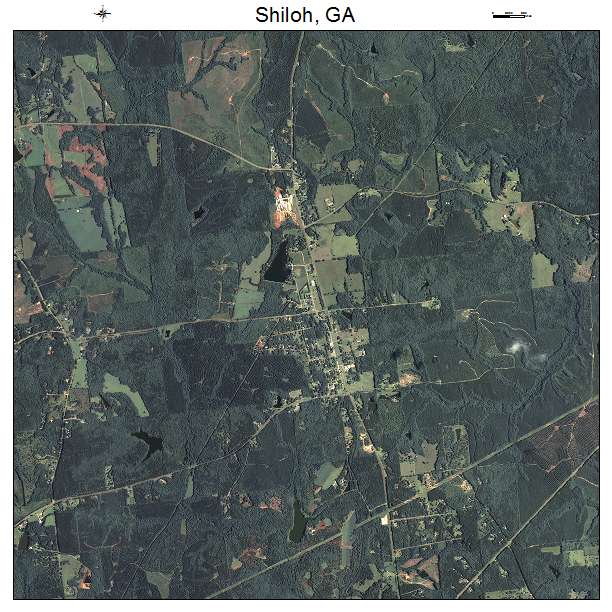 Shiloh, GA air photo map
