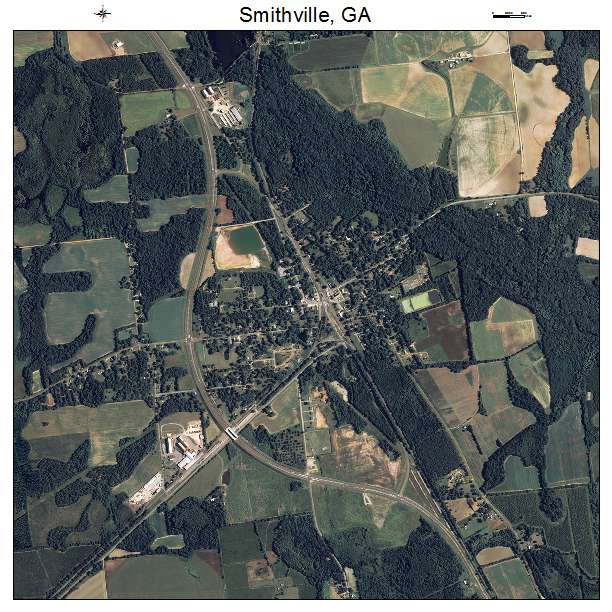 Smithville, GA air photo map