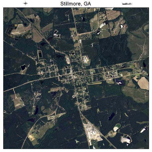 Stillmore, GA air photo map