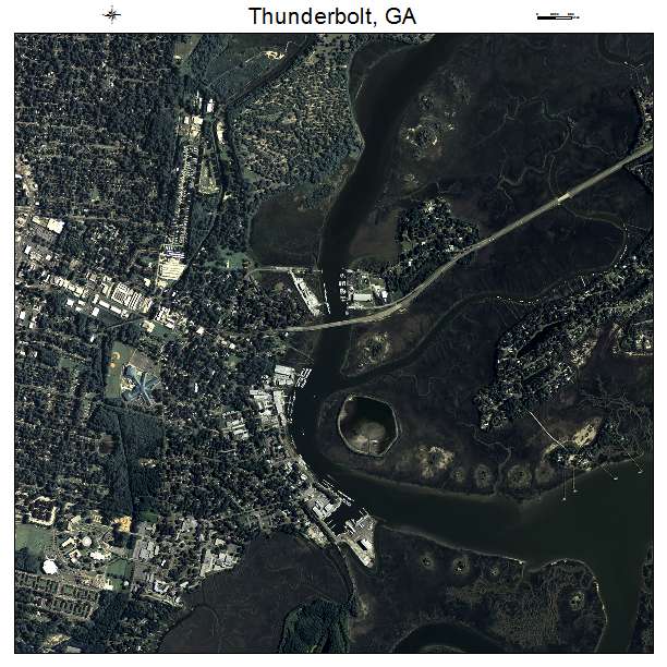 Thunderbolt, GA air photo map