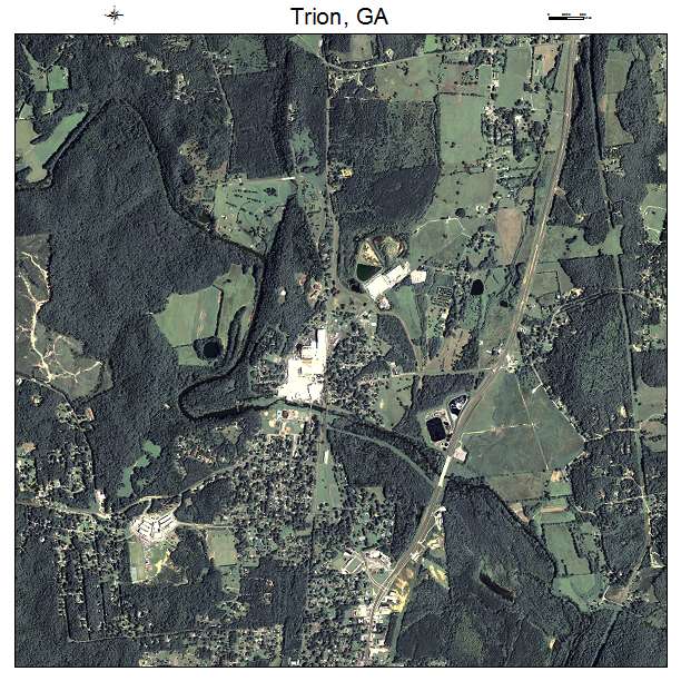 Trion, GA air photo map