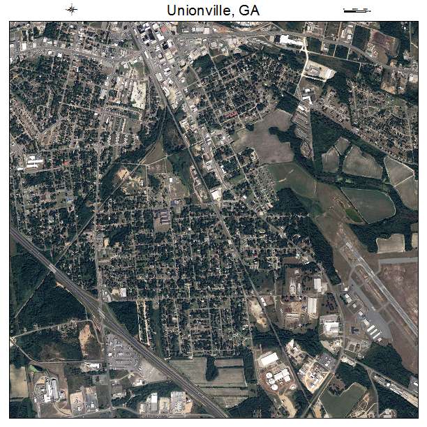 Unionville, GA air photo map