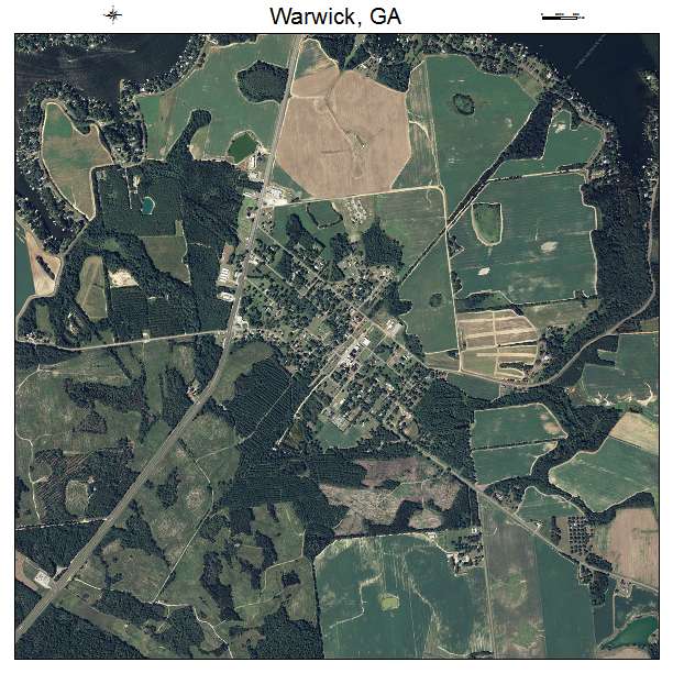 Warwick, GA air photo map