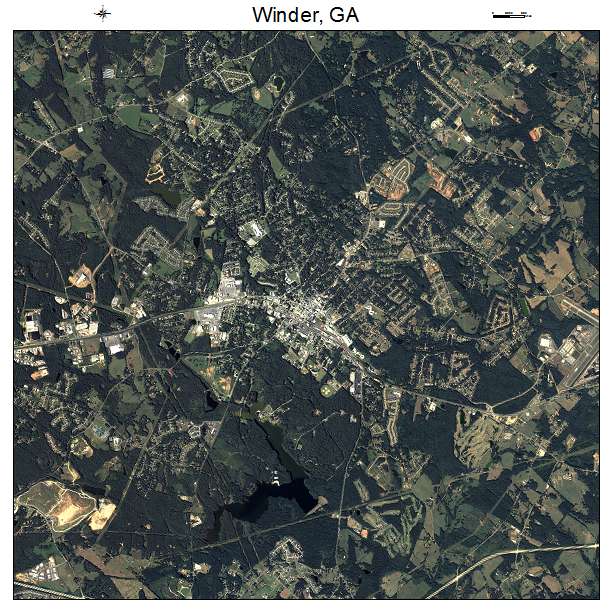 Winder, GA air photo map