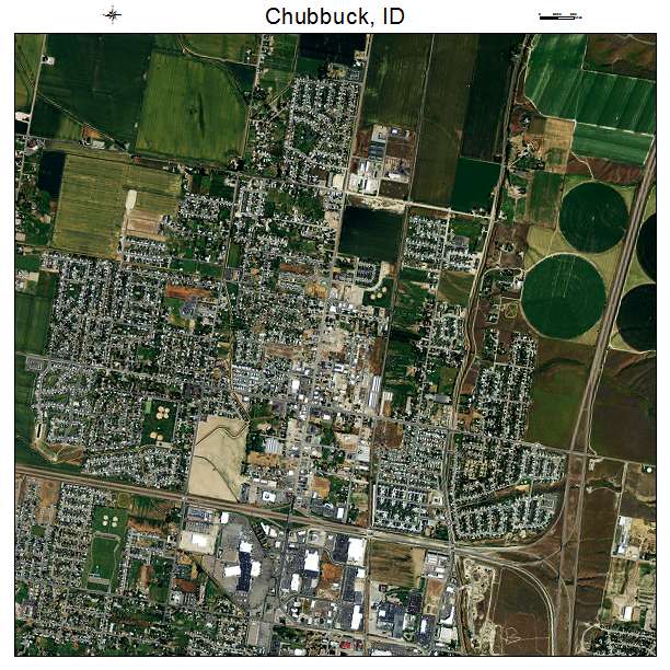 Aerial Photography Map of Chubbuck, ID Idaho