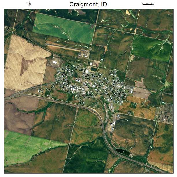 Craigmont, ID air photo map