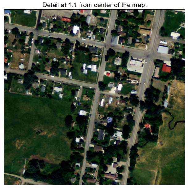 Albion, Idaho aerial imagery detail