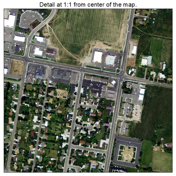 Ammon, Idaho aerial imagery detail