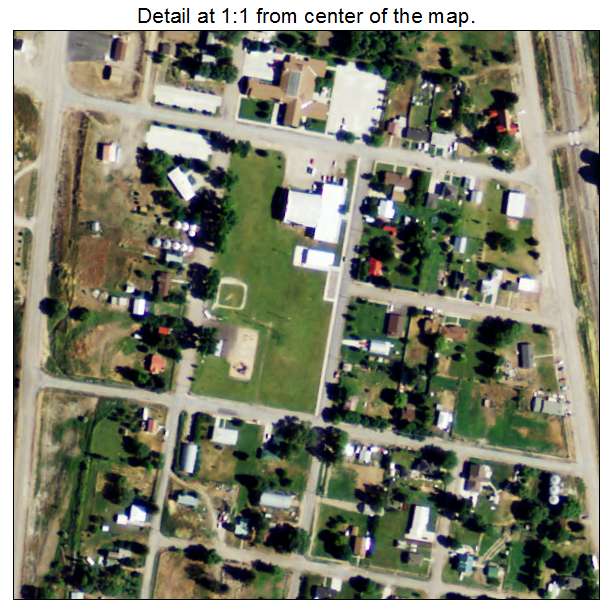 Arimo, Idaho aerial imagery detail