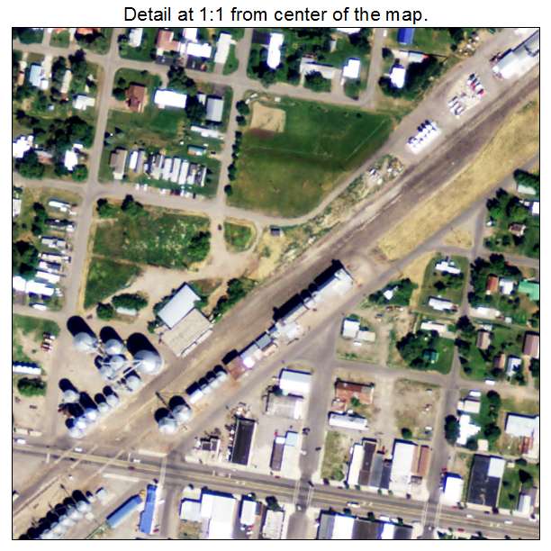 Ashton, Idaho aerial imagery detail
