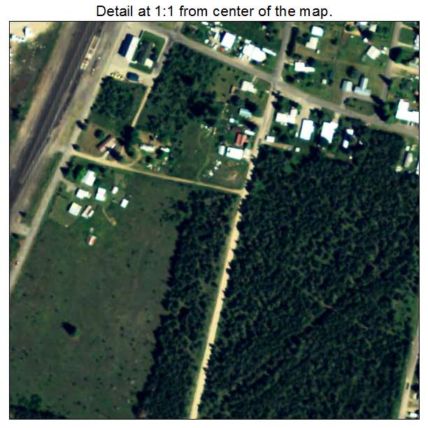 Athol, Idaho aerial imagery detail