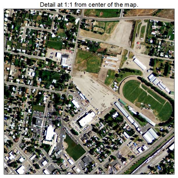 Blackfoot, Idaho aerial imagery detail