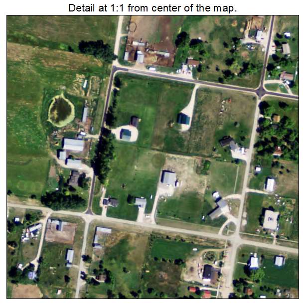 Bloomington, Idaho aerial imagery detail
