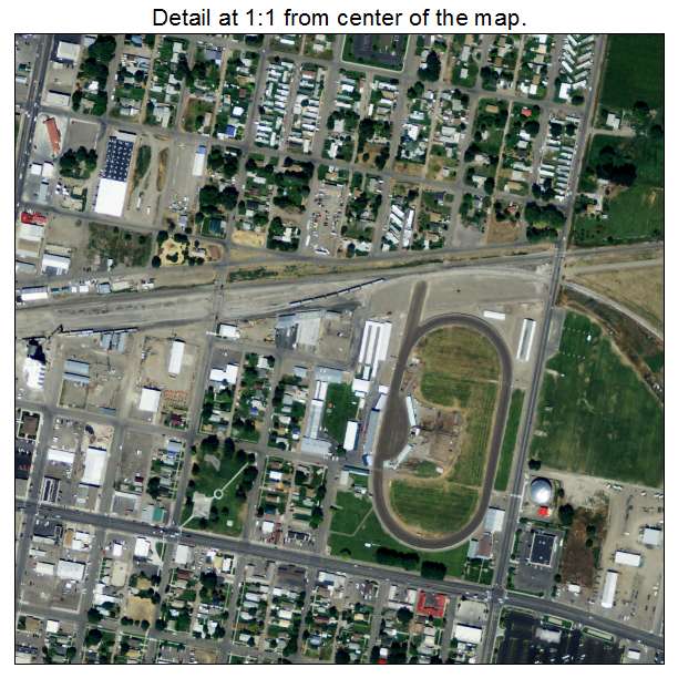 Burley, Idaho aerial imagery detail
