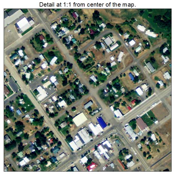 Cambridge, Idaho aerial imagery detail