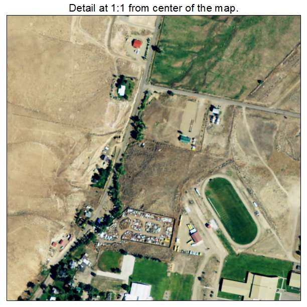 Challis, Idaho aerial imagery detail