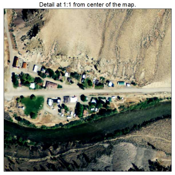 Clayton, Idaho aerial imagery detail