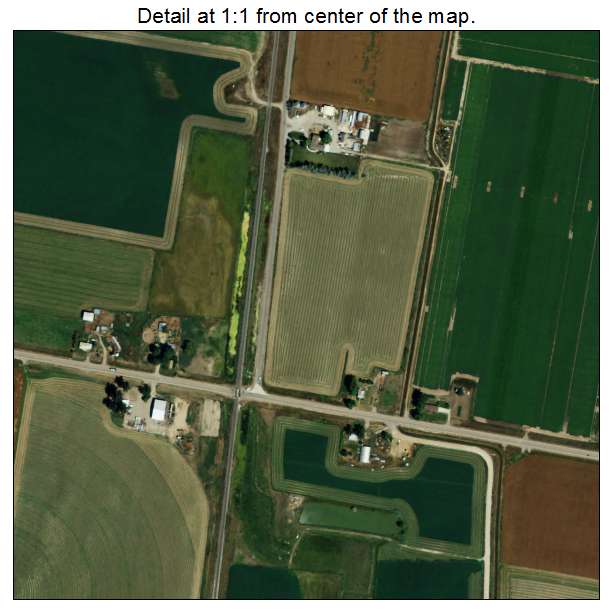 Dayton, Idaho aerial imagery detail
