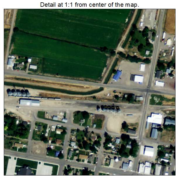 Declo, Idaho aerial imagery detail