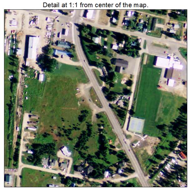 Donnelly, Idaho aerial imagery detail