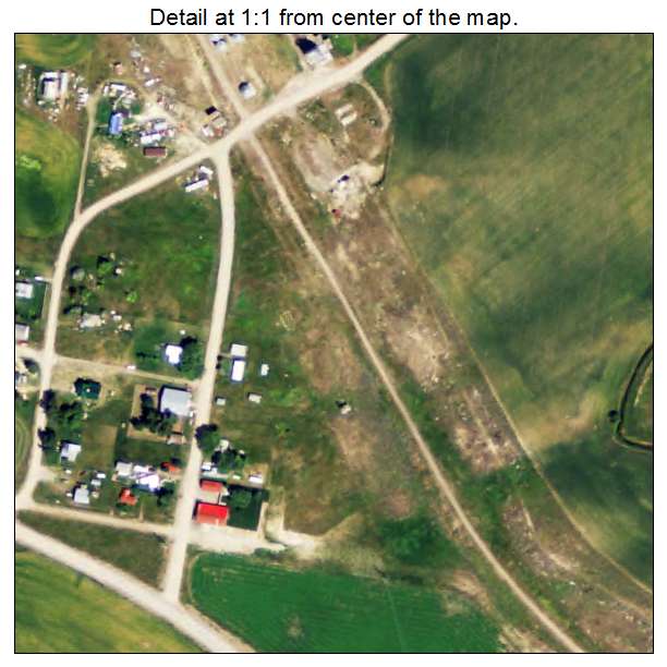 Drummond, Idaho aerial imagery detail